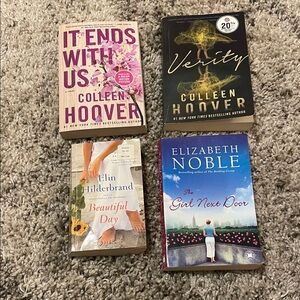 Bestseller Book Set: Verity | It Ends With Us | Beautiful Day | Girl Next Door